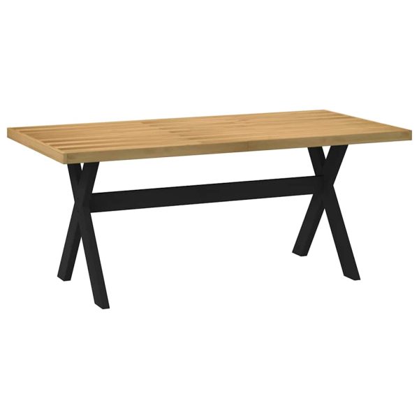 Eettafel Noain U-Vormige Poten 180X90X75 Cm Massief Grenenhout - Afbeelding 15