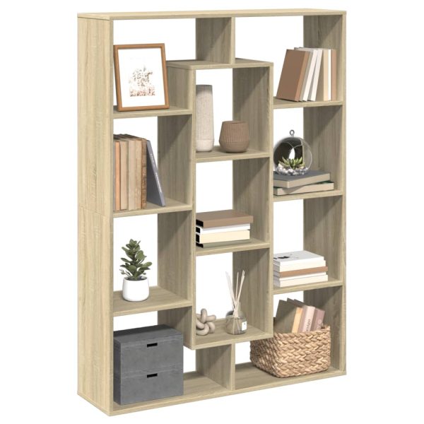 Boekenkast 102X29X Bewerkt Hout Kleurig Sonoma Eiken - Afbeelding 4