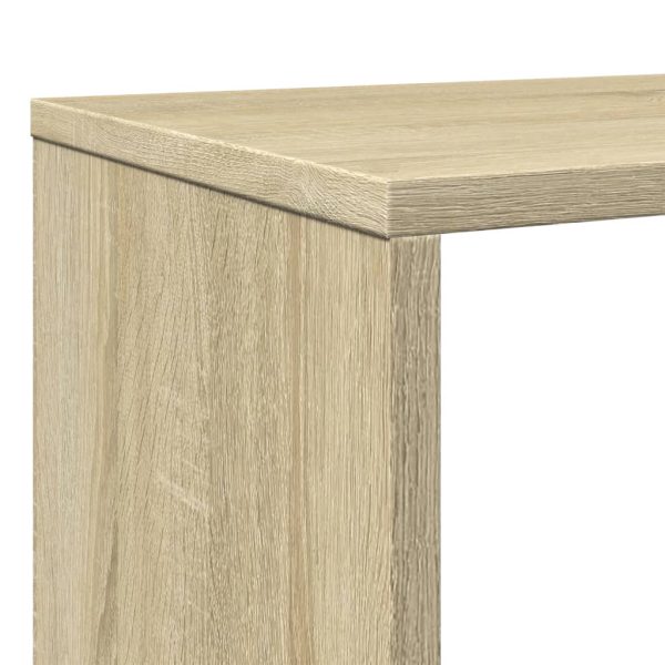 Boekenkast 102X29X Bewerkt Hout Kleurig Sonoma Eiken - Afbeelding 9