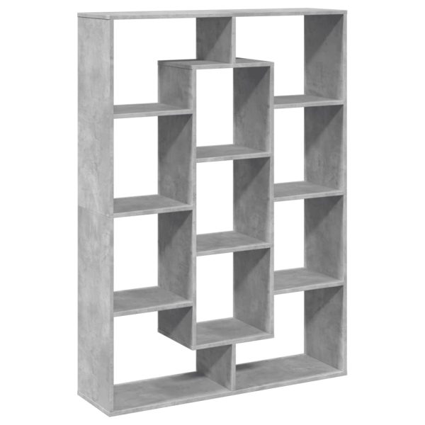 Boekenkast 102X29X Bewerkt Hout Betongrijs - Afbeelding 2