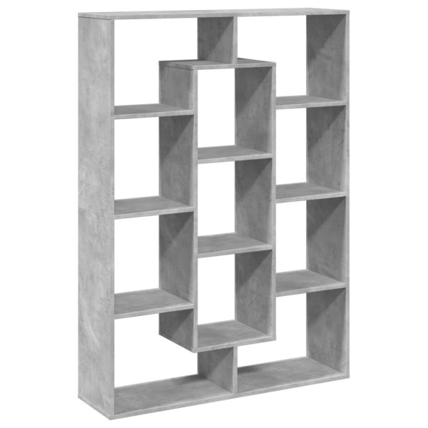 Boekenkast 102X29X Bewerkt Hout Betongrijs - Afbeelding 7