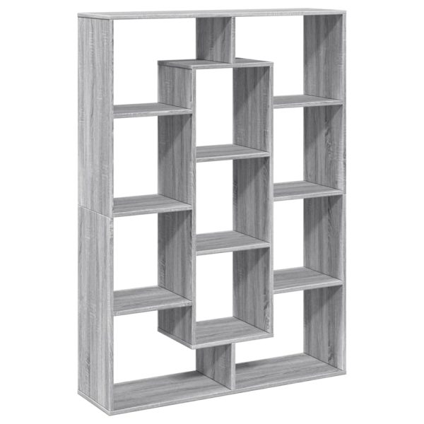 Boekenkast 102X29X Bewerkt Hout Eikenkleurig Grijs Sonoma - Afbeelding 7