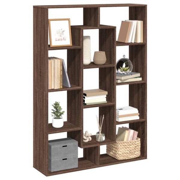 Boekenkast 102X29X Bewerkt Hout Bruin Eikenkleur - Afbeelding 4