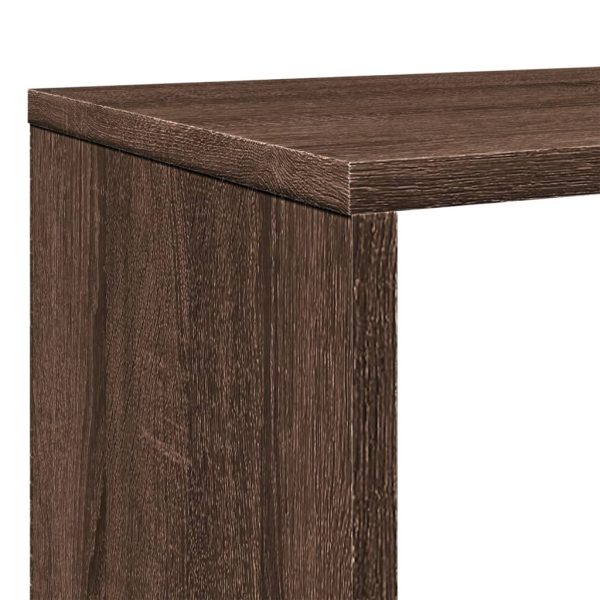 Boekenkast 102X29X Bewerkt Hout Bruin Eikenkleur - Afbeelding 9