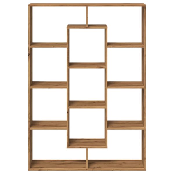 Boekenkast 102X29X Bewerkt Hout Artisanaal Eikenkleur Artisian Oak - Afbeelding 5