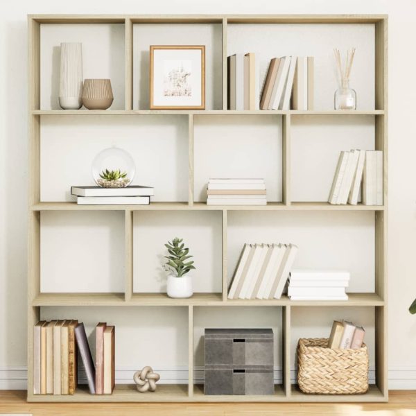 Boekenkast 102X29X Bewerkt Hout Kleurig Sonoma Eiken - Afbeelding 13