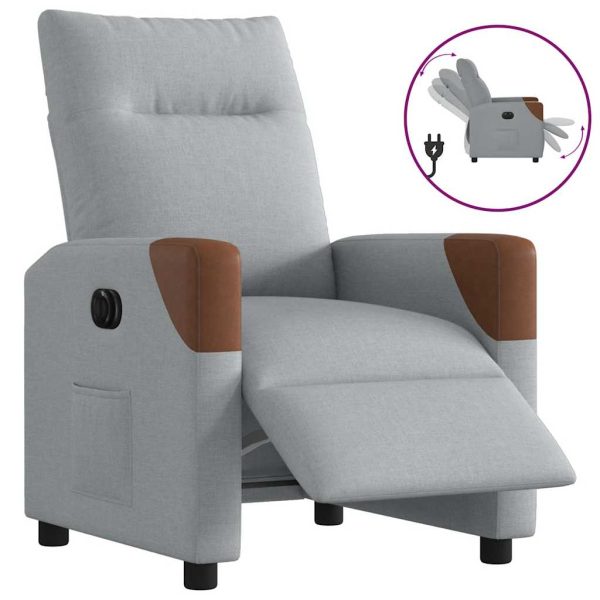 Fauteuil Stof Lichtgrijs