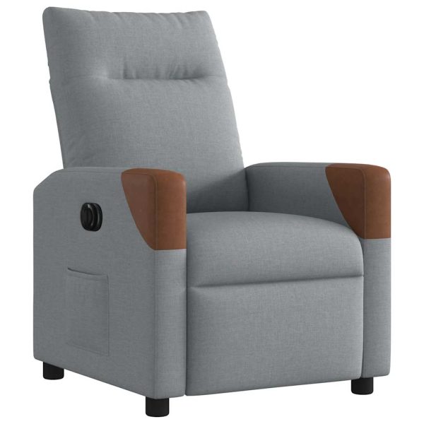 Fauteuil Stof Lichtgrijs - Afbeelding 4