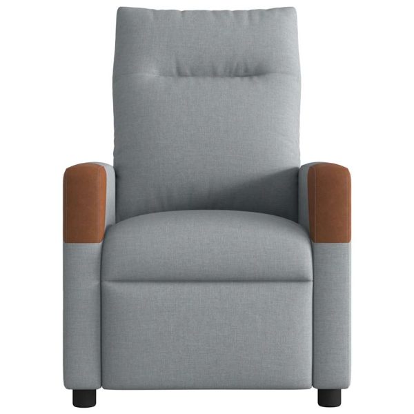 Fauteuil Stof Lichtgrijs - Afbeelding 5