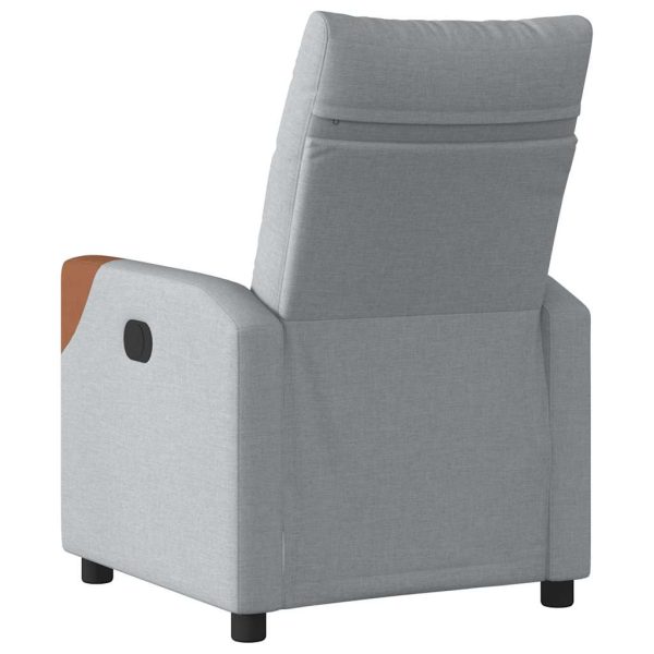 Fauteuil Stof Lichtgrijs - Afbeelding 7