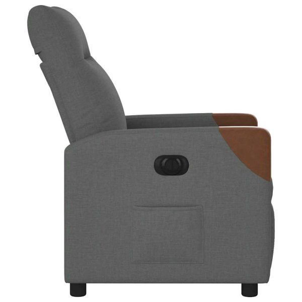 Fauteuil Stof Donkergrijs - Afbeelding 6