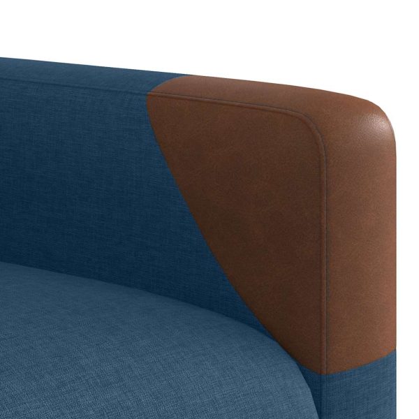 Fauteuil Stof Blauw - Afbeelding 11