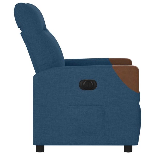 Fauteuil Stof Blauw - Afbeelding 6