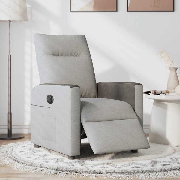 Fauteuil Stof Wolk Grijs Wolkengrijs - Afbeelding 2