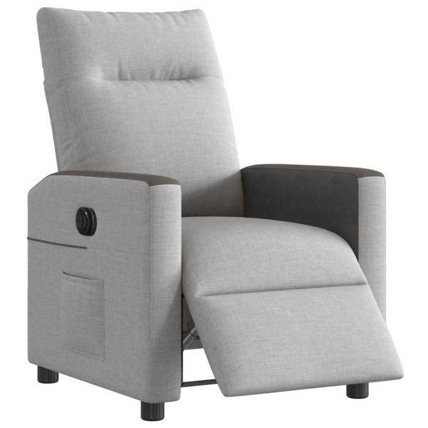 Fauteuil Stof Wolk Grijs Wolkengrijs - Afbeelding 3