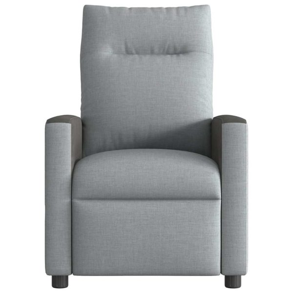 Fauteuil Stof Lichtgrijs - Afbeelding 5