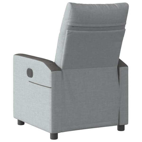 Fauteuil Stof Lichtgrijs - Afbeelding 7