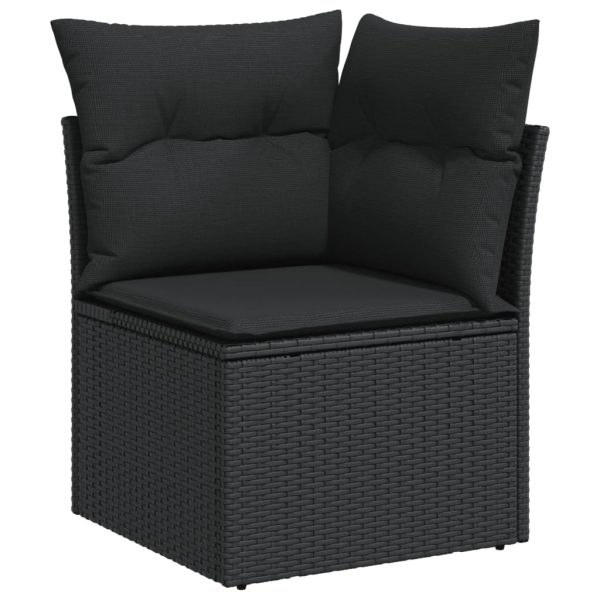 4-Delige Loungeset Met Kussens Poly Rattan - Afbeelding 4