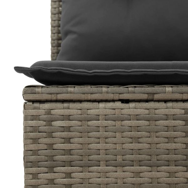 Loungeset Met Kussens Poly Rattan - Afbeelding 9