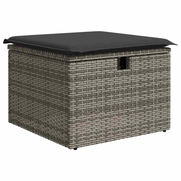 Loungeset Met Kussens Poly Rattan - Afbeelding 5