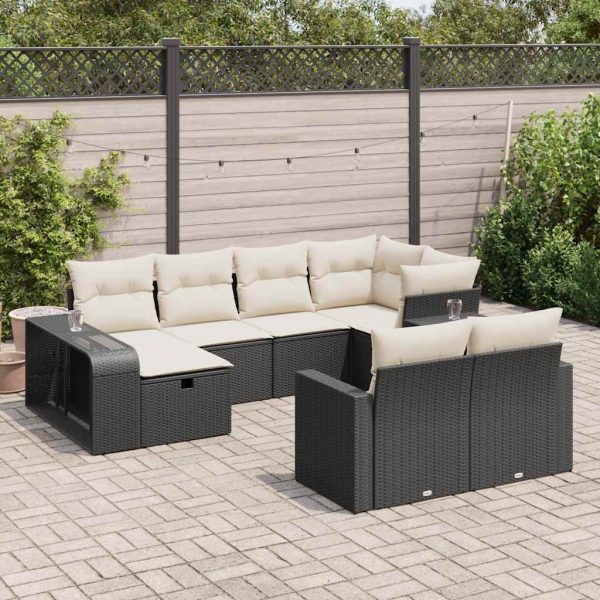 11-Delige Loungeset Met Kussens Poly Rattan - Afbeelding 19