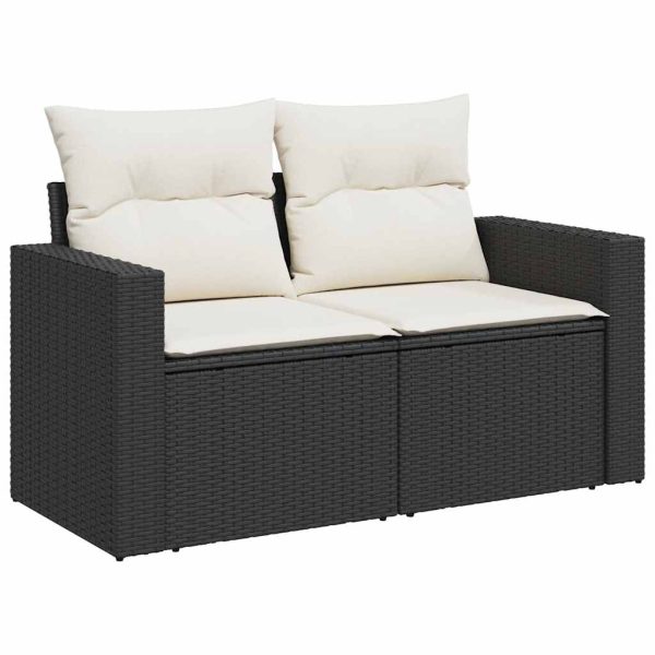 11-Delige Loungeset Met Kussens Poly Rattan - Afbeelding 3