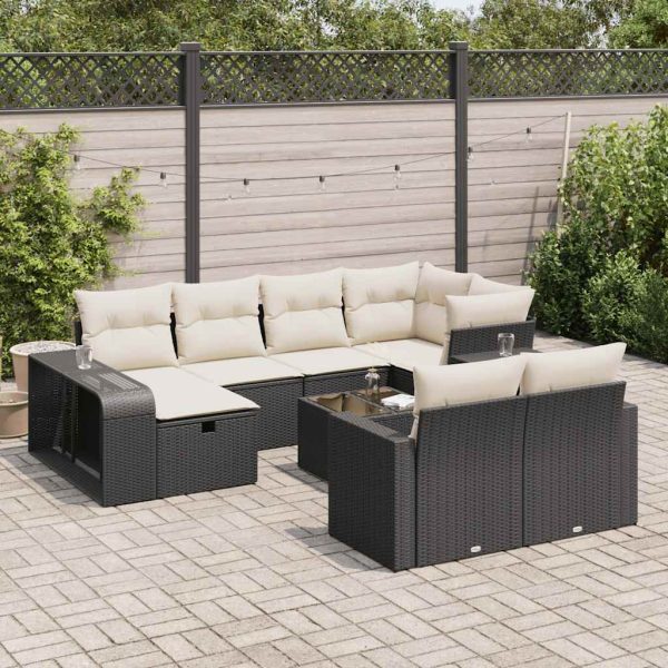 11-Delige Loungeset Met Kussens Poly Rattan - Afbeelding 20