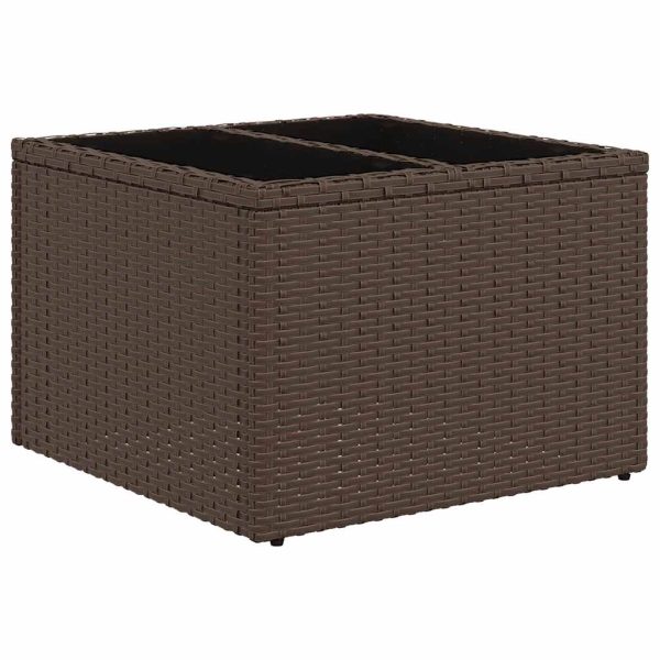 11-Delige Loungeset Met Kussens Poly Rattan - Afbeelding 7