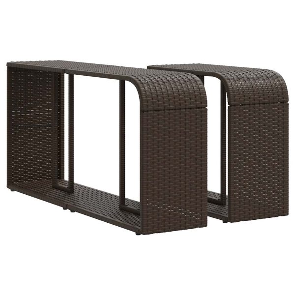 11-Delige Loungeset Met Kussens Poly Rattan - Afbeelding 8