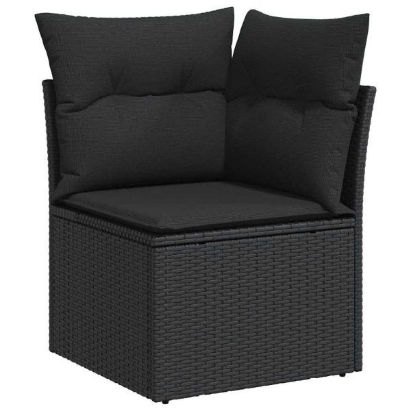 8-Delige Loungeset Met Kussens Poly Rattan - Afbeelding 4