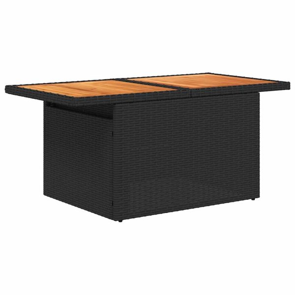 5-Delige Loungeset Met Kussens Poly Rattan - Afbeelding 5