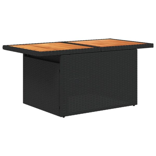 6-Delige Loungeset Met Kussens Poly Rattan - Afbeelding 5