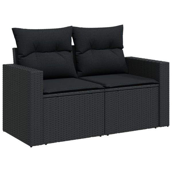 7-Delige Loungeset Met Kussens Poly Rattan - Afbeelding 6