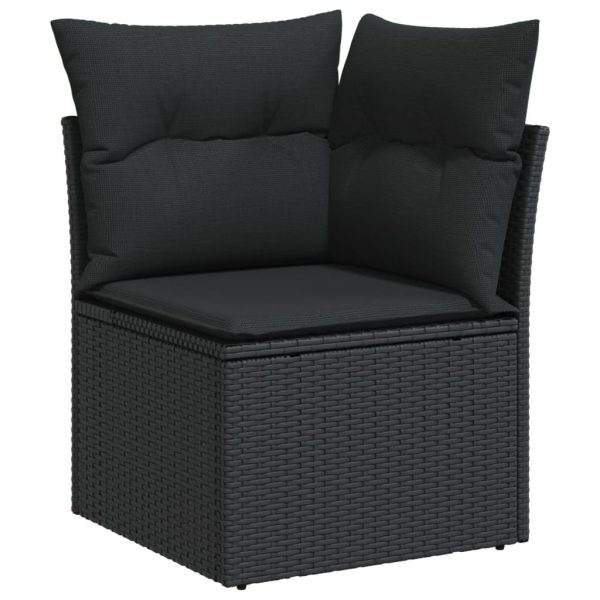 6-Delige Loungeset Met Kussens Poly Rattan - Afbeelding 6