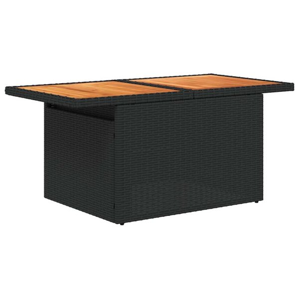 9-Delige Loungeset Met Kussens Poly Rattan - Afbeelding 7